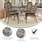 Flash Furniture Lourdes Thonet French Bistro Stack Chair Natural/White PE Rattan and Bamboo Alum Frme, Natural, 4PK 4-SDA-AD642002S-BKWH-NAT-GG - alternate 7